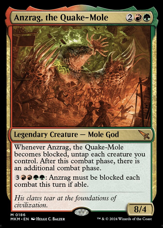 Anzrag, the Quake-Mole (Murders at Karlov Manor) 