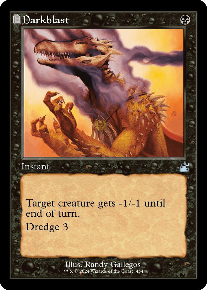 Darkblast Retro Frame (Ravnica Remastered) 
