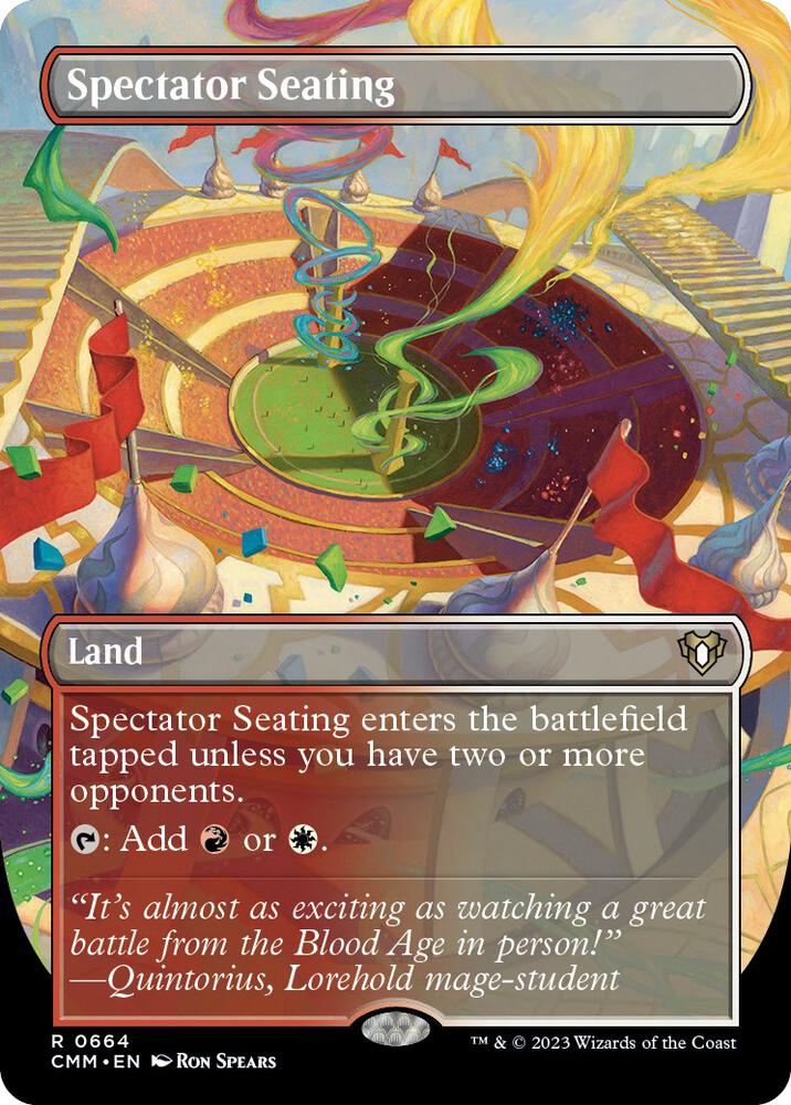 Spectator Seating Borderless (Commander Masters) 