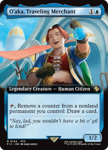 Oaka Traveling Merchant Extended Art (Commander: FINAL FANTASY) 
