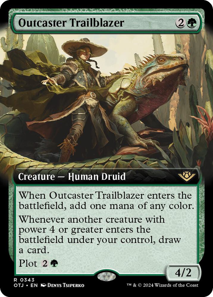 Outcaster Trailblazer 343 (Outlaws of Thunder Junction)  - Foil