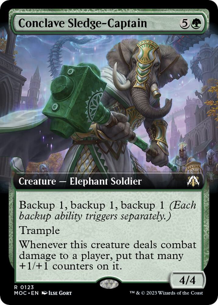 Conclave Sledge Captain Extended Art (Commander: March of the Machine) 