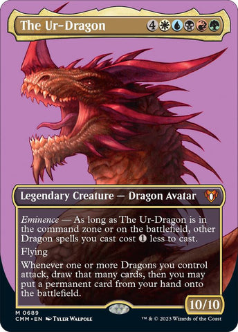 The Ur-Dragon 689 (Commander Masters)  - Borderless