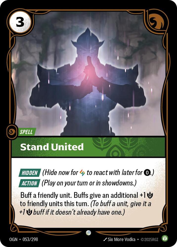 Stand United (Origins)  - Foil