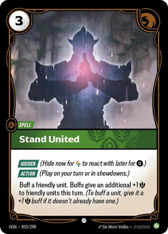 Stand United (Origins)  - Foil