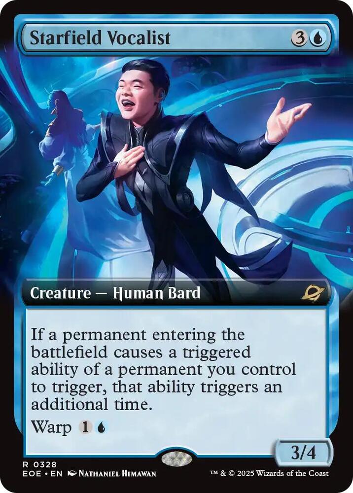 Starfield Vocalist Extended Art (Edge of Eternities)  - Foil