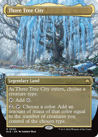 Three Tree City Borderless 0340 (Bloomburrow) 