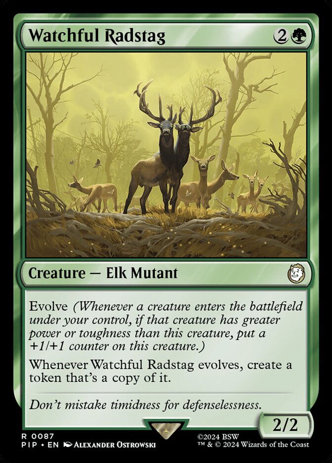 Watchful Radstag 87/326 (Universes Beyond: Fallout) 