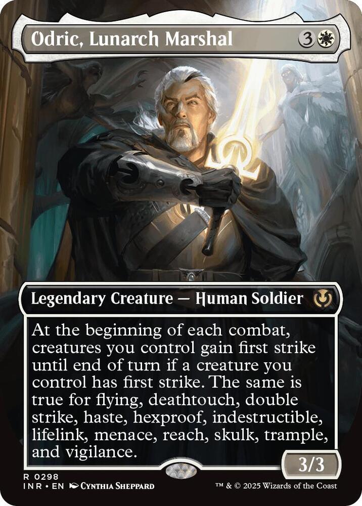 Odric Lunarch Marshal Borderless (Innistrad Remastered)  - Foil