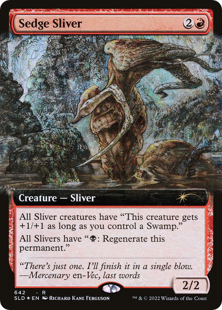 Sedge Sliver Extended Art (Secret Lair Drop Series)  - Foil