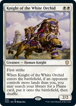 Knight of the White Orchid (Commander: Innistrad: Crimson Vow) 