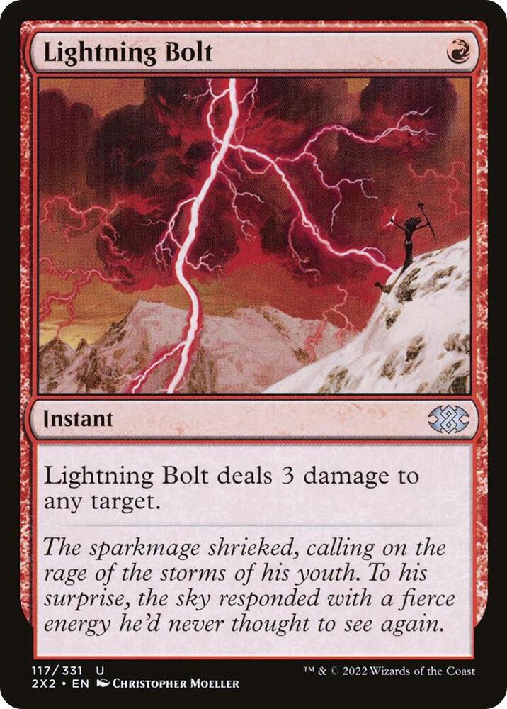 Lightning Bolt (Double Masters 2022)  - Foil