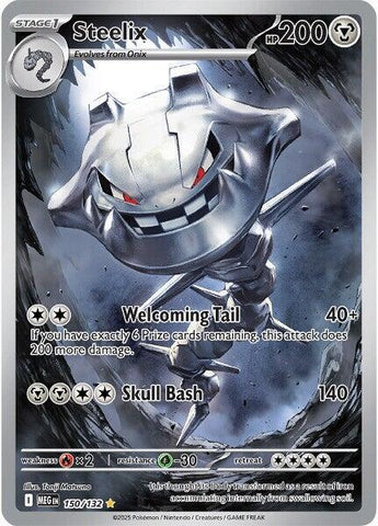 Steelix 150/132 (ME01: Mega Evolution)  - Holofoil