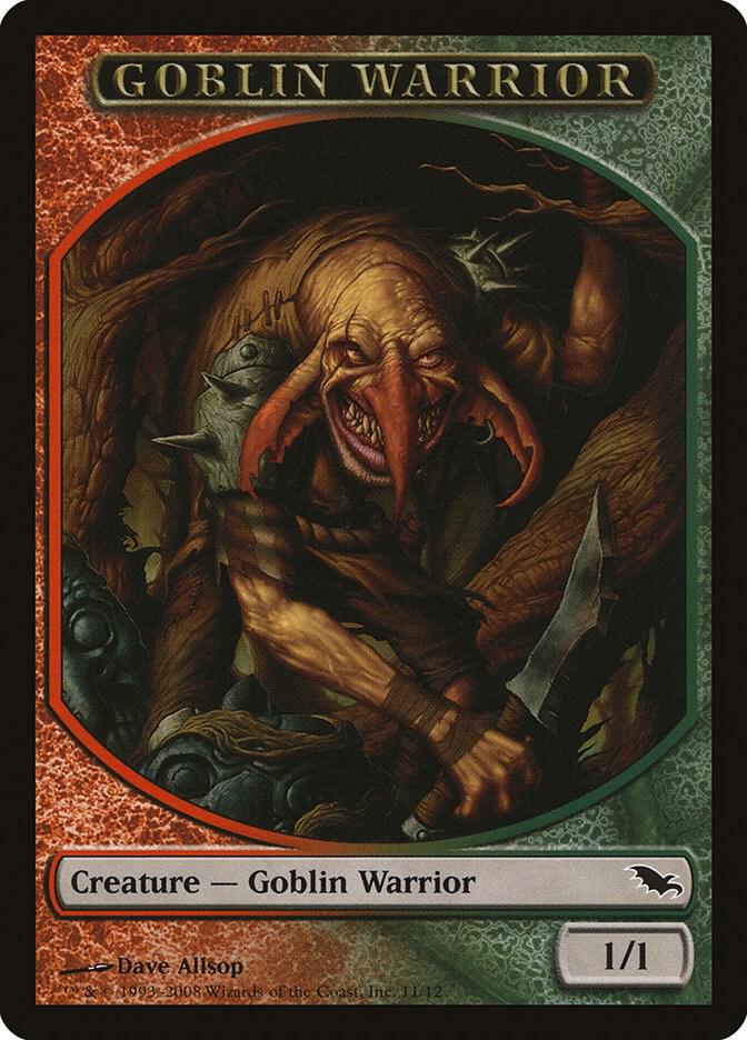 Goblin Warrior Token 11/12 (Shadowmoor) 