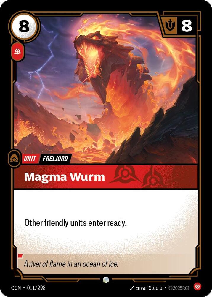 Magma Wurm (Origins)  - Foil