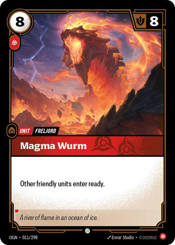 Magma Wurm (Origins)  - Foil