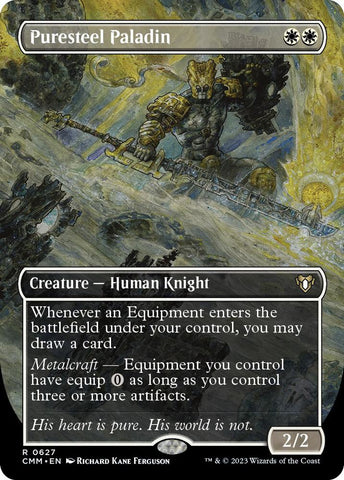 Puresteel Paladin 627 (Commander Masters)  - Borderless