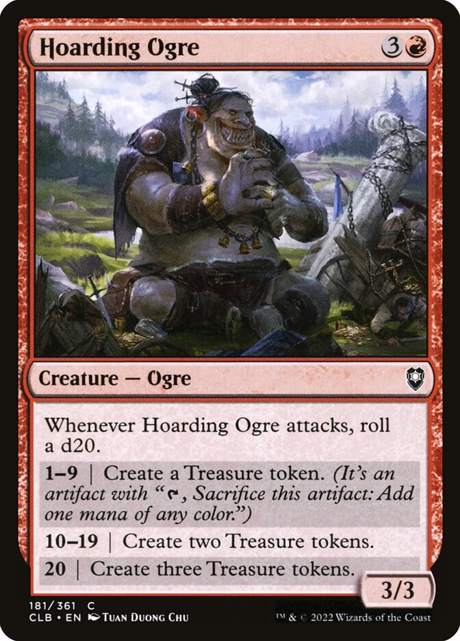 Hoarding Ogre 181 (Commander Legends: Battle for Baldur's Gate)  - Foil