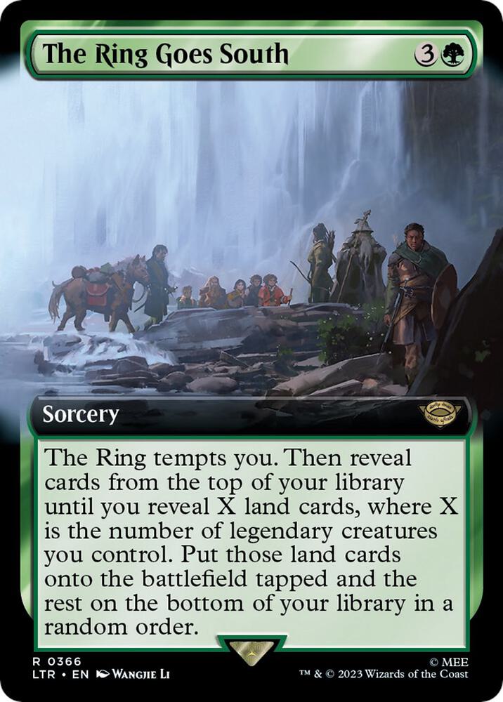 The Ring Goes South 366/281 (Universes Beyond: The Lord of the Rings: Tales of Middle-earth)  - Extended Art