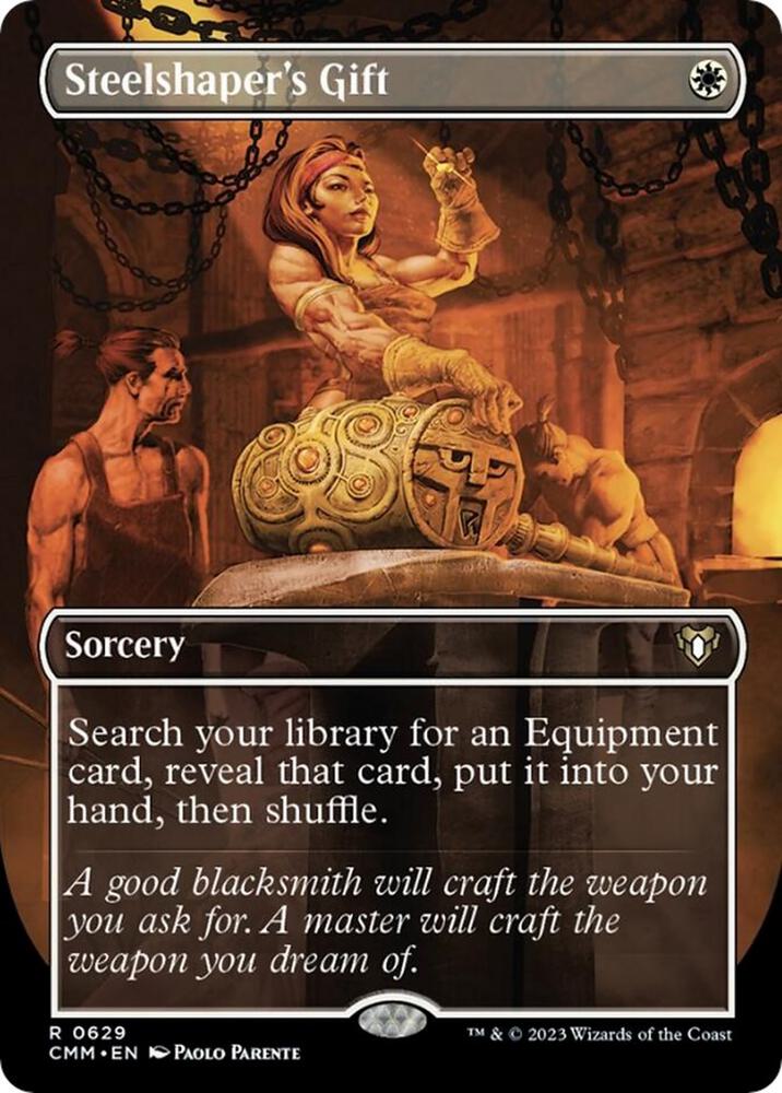 Steelshapers Gift Borderless (Commander Masters) 
