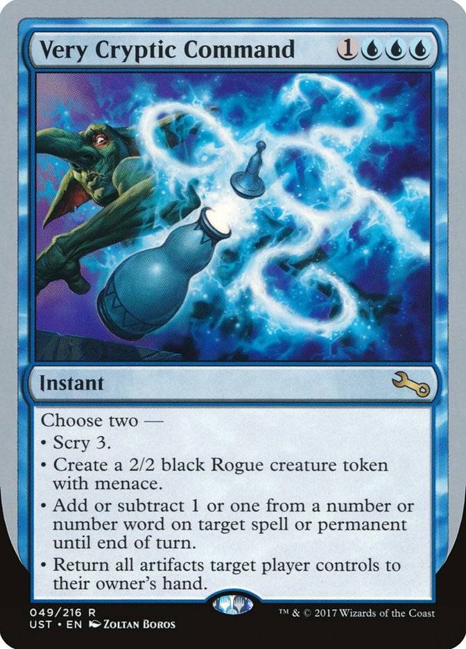 Very Cryptic Command 49/216 (Unstable) 