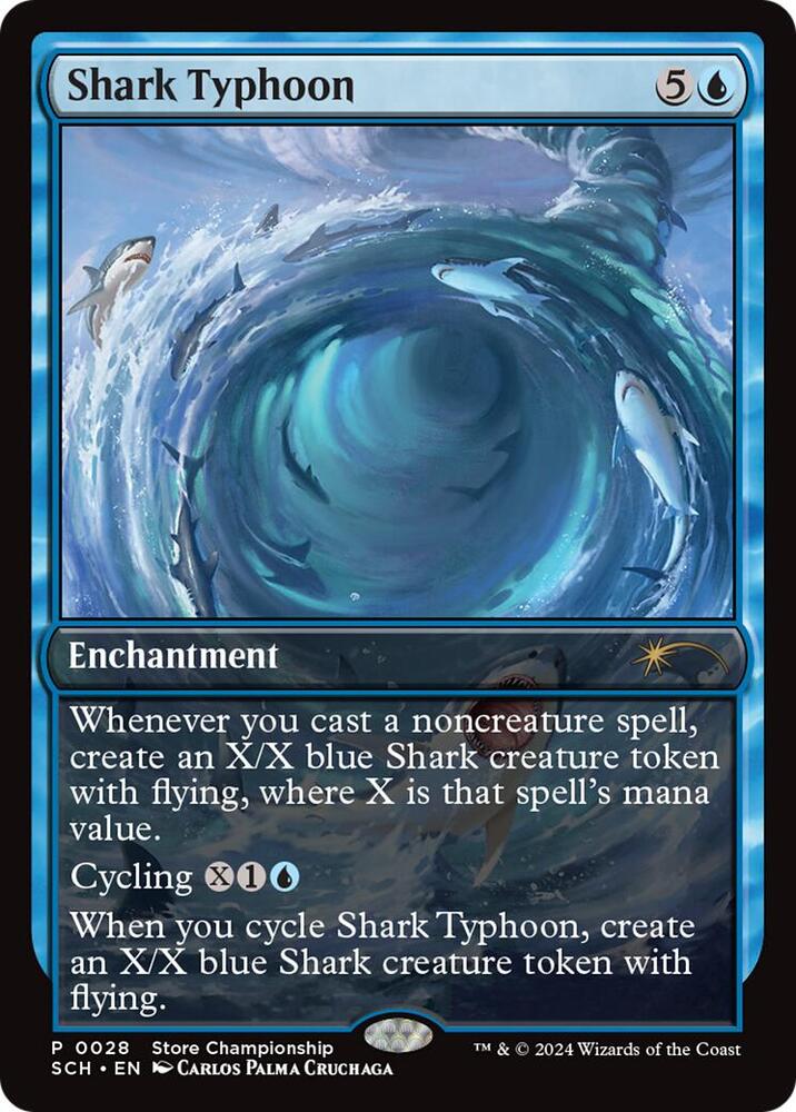 Shark Typhoon (Game Day & Store Championship Promos)  - Foil