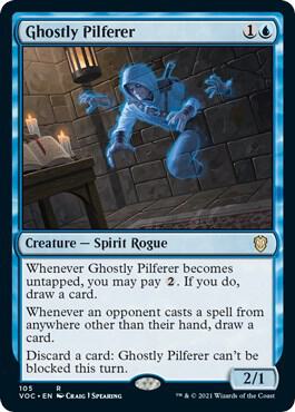 Ghostly Pilferer 105/38 (Commander: Innistrad: Crimson Vow) 