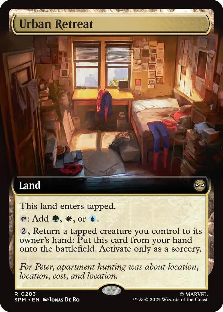 Urban Retreat Extended Art (Marvel's Spider-Man)  - Foil