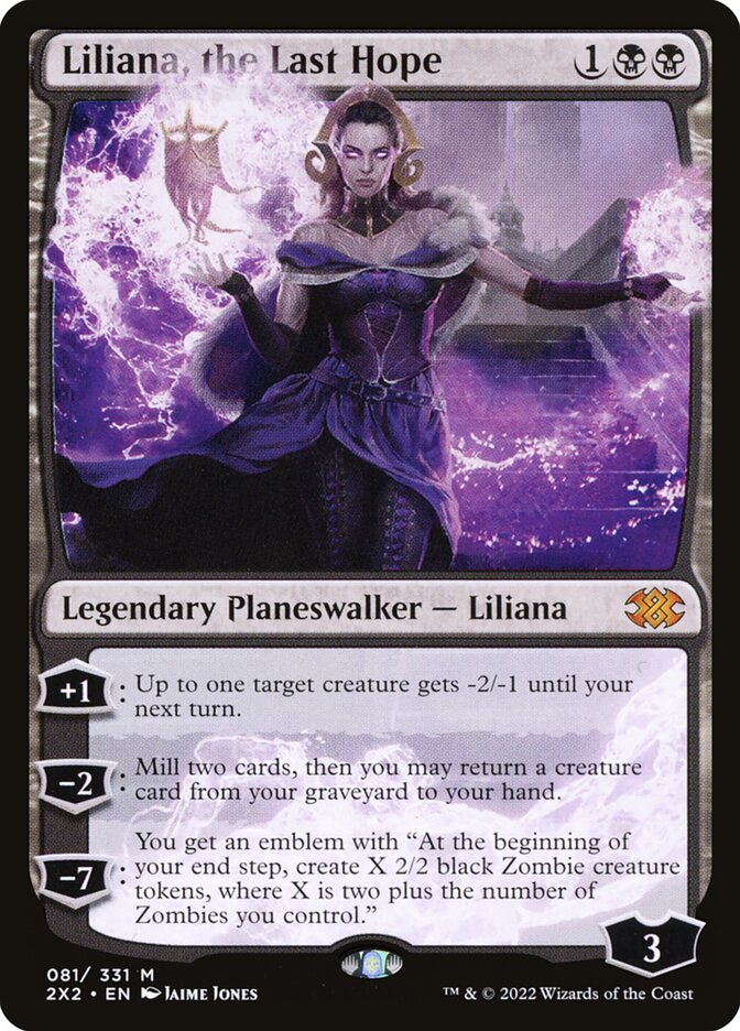 Liliana, the Last Hope (Double Masters 2022)  - Foil