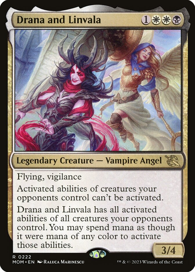 Drana and Linvala 222/291 (March of the Machine) 