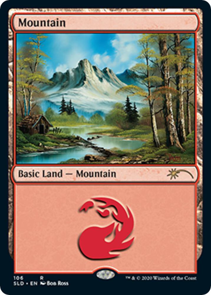 Mountain 106 Bob Ross (Secret Lair Drop Series)  - Foil