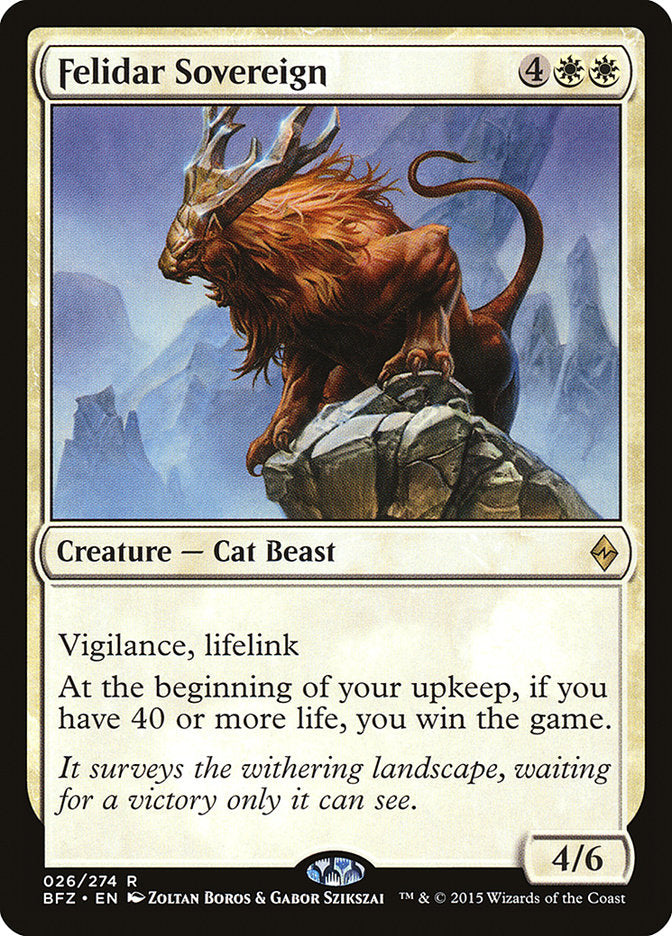 Felidar Sovereign (Battle for Zendikar) 