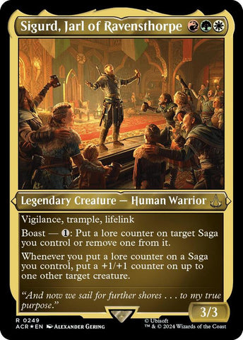 Sigurd Jarl of Ravensthorpe Foil Etched (Universes Beyond: Assassin's Creed)  - Foil