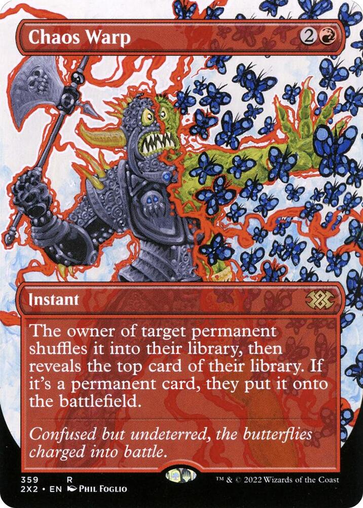 Chaos Warp Borderless (Double Masters 2022) 