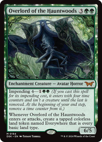 Overlord of the Hauntwoods (Promo Pack: Duskmourn: House of Horror)  - Foil