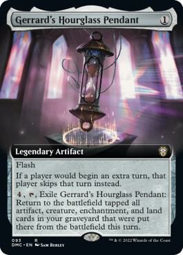 Gerrards Hourglass Pendant Extended Art (Commander: Dominaria United) 