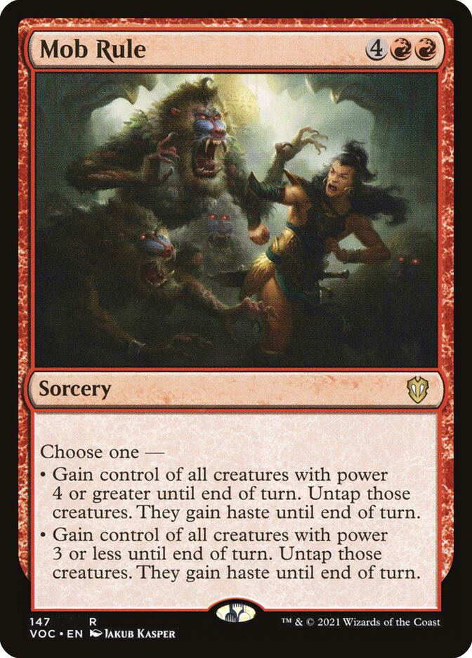 Mob Rule (Commander: Innistrad: Crimson Vow) 