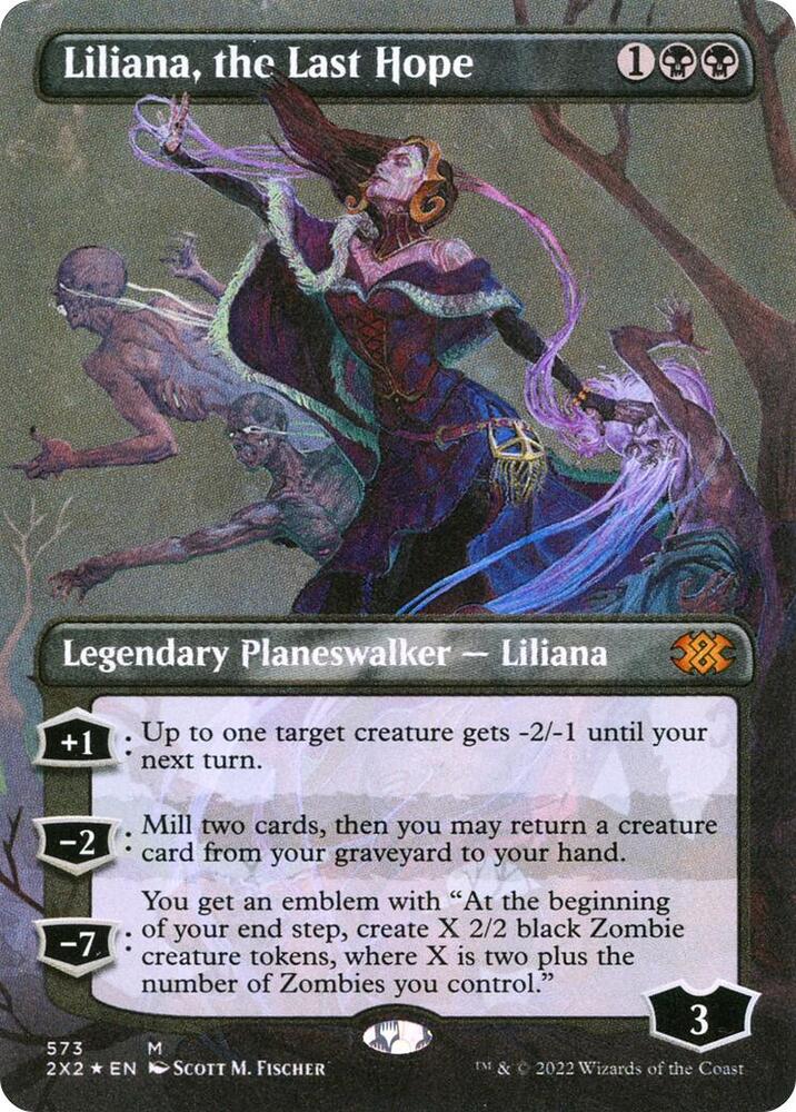 Liliana the Last Hope Textured Foil (Double Masters 2022)  - Foil