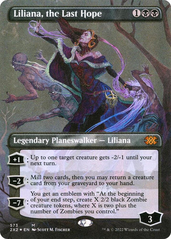 Liliana the Last Hope Textured Foil (Double Masters 2022)  - Foil