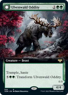 Ulvenwald Oddity Extended Art (Innistrad: Crimson Vow)  - Foil