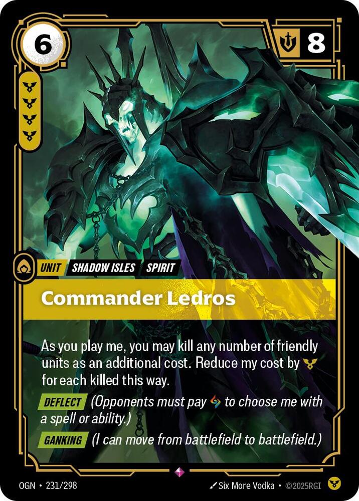 Commander Ledros (Origins)  - Foil