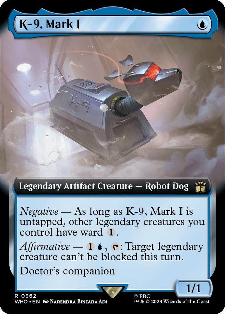 K 9 Mark I Extended Art (Universes Beyond: Doctor Who)  - Foil