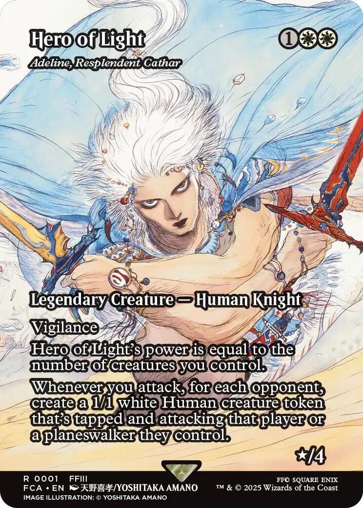 Hero of Light Adeline Resplendent Cathar Showcase (FINAL FANTASY: Through the Ages) 