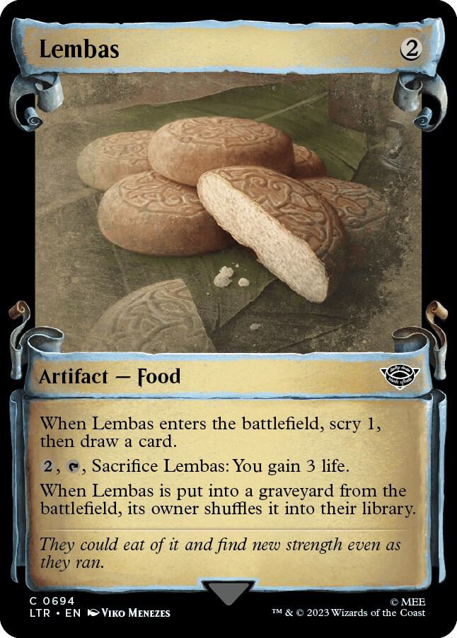 Lembas Showcase Scrolls (Universes Beyond: The Lord of the Rings: Tales of Middle-earth)  - Foil