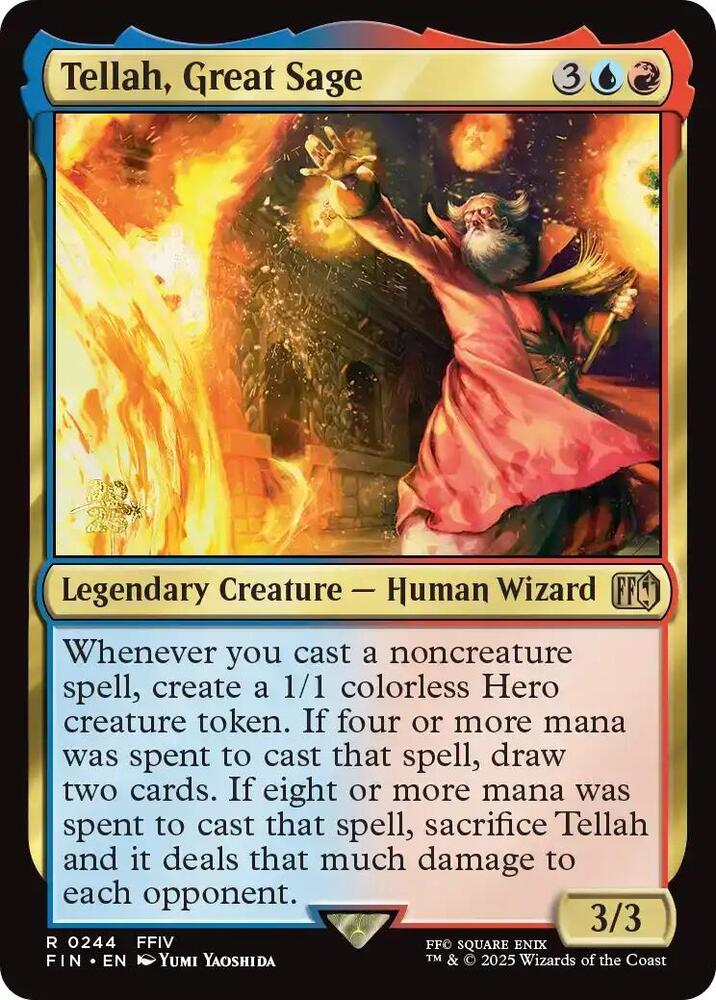 Tellah Great Sage (Prerelease Cards)  - Foil