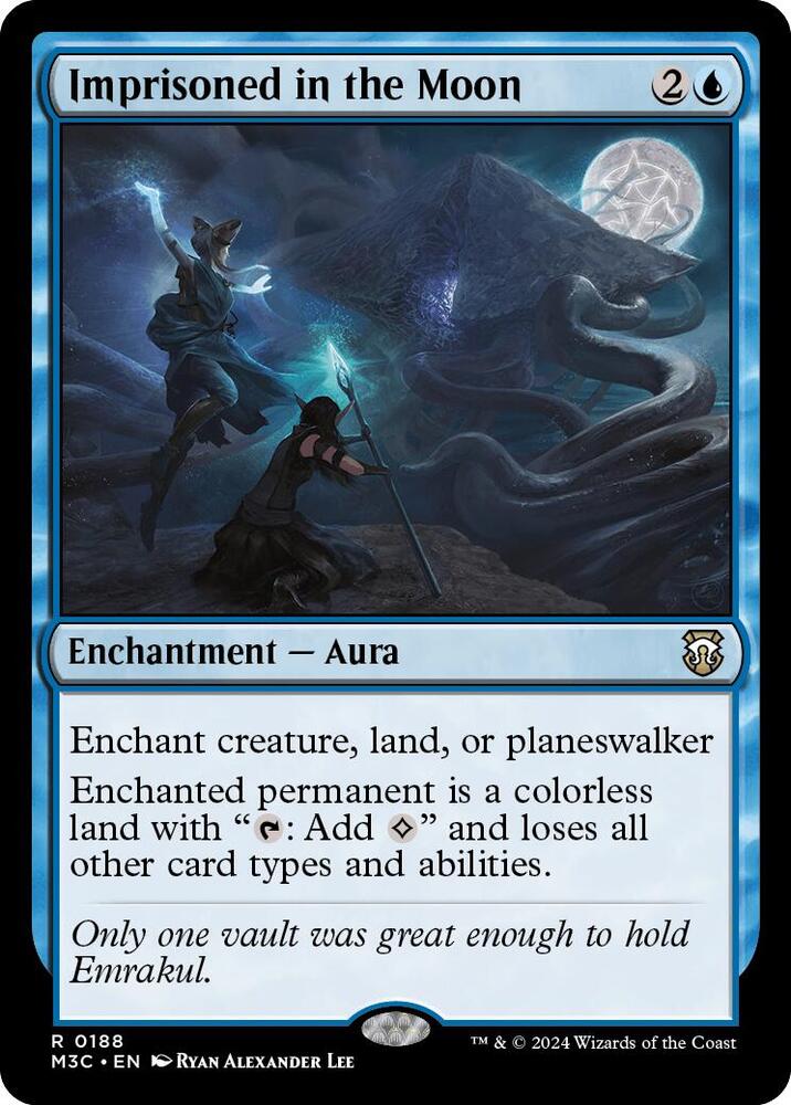 Imprisoned in the Moon Ripple Foil (Commander: Modern Horizons 3)  - Foil