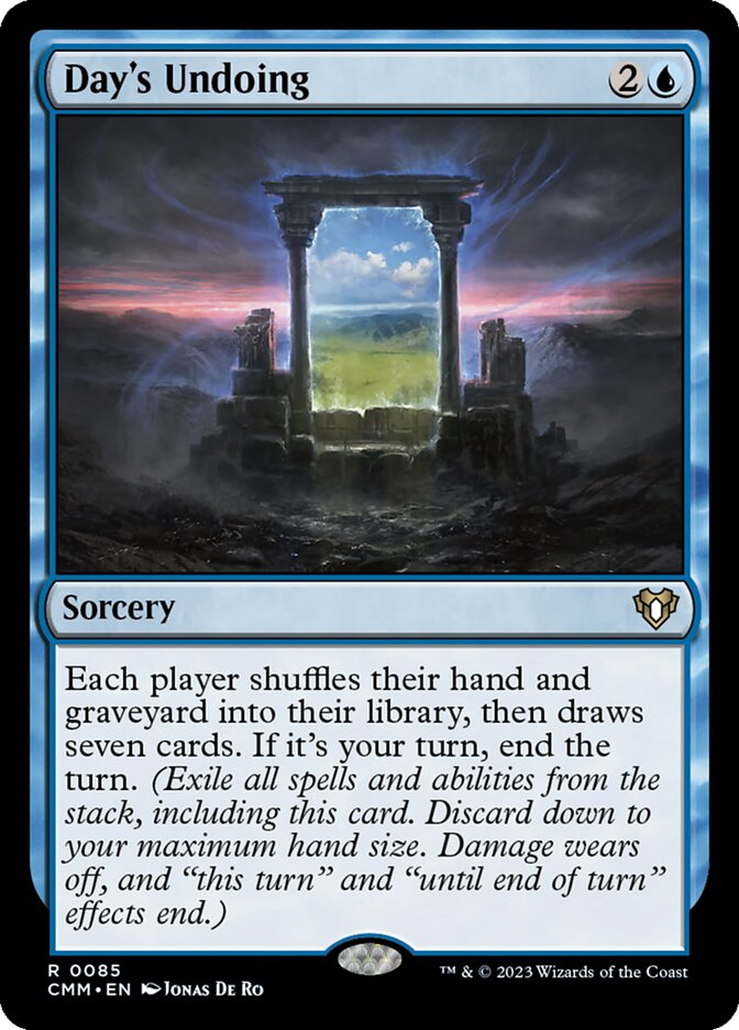 Day's Undoing 85 (Commander Masters) 