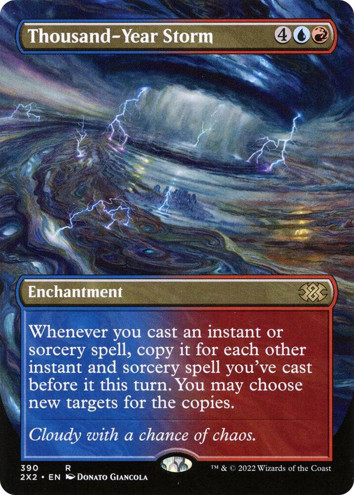 Thousand Year Storm Borderless (Double Masters 2022)  - Foil