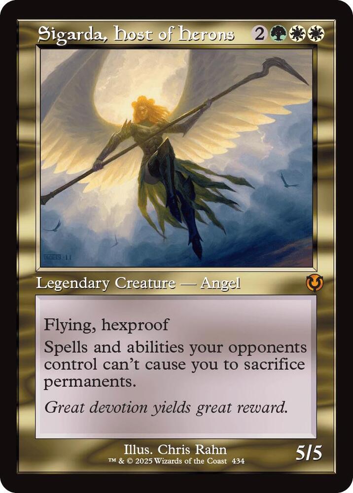 Sigarda Host of Herons Retro Frame (Innistrad Remastered)  - Foil