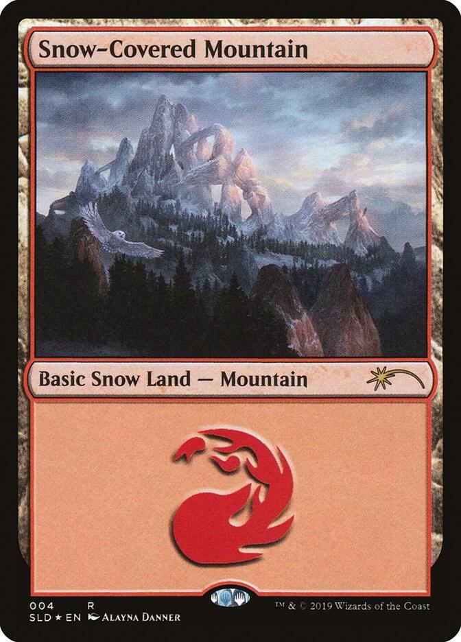 Snow Covered Mountain 4 (Secret Lair Drop Series)  - Foil